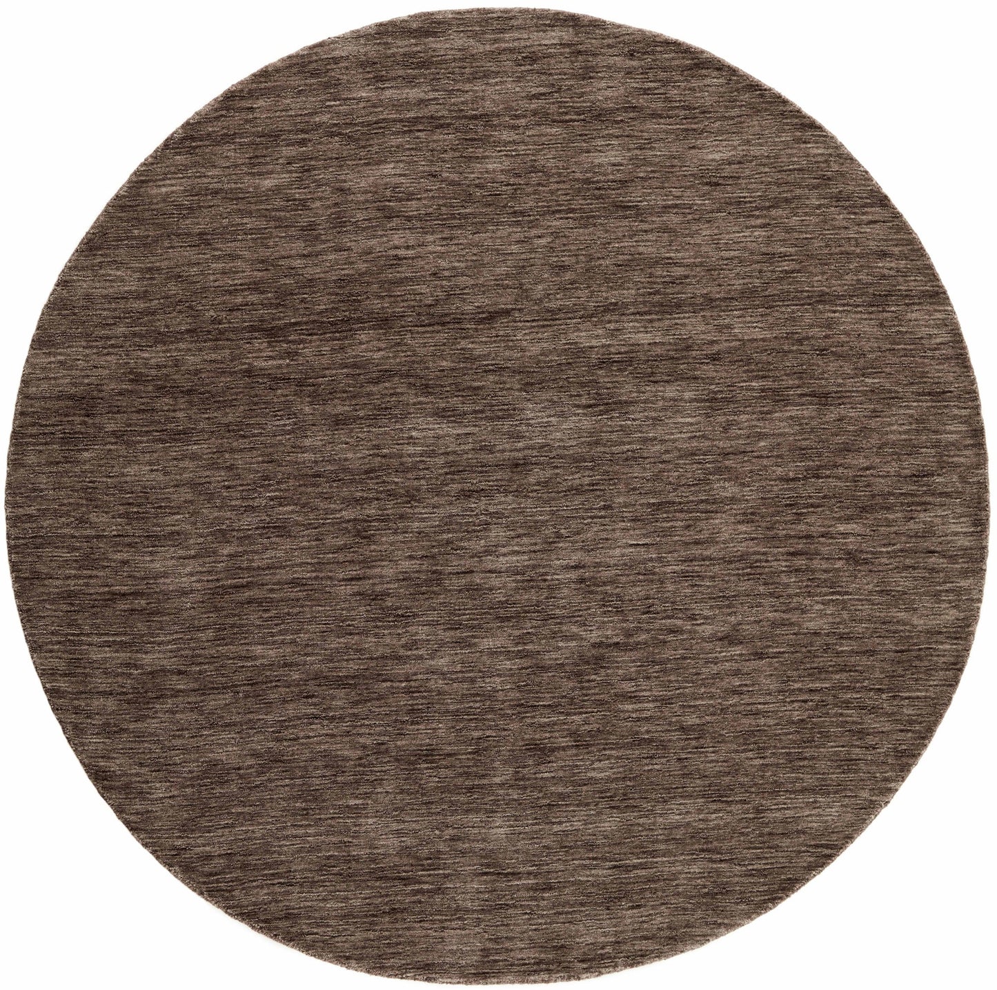 Carpet MOMO Rugs Panorama Uni Round Dark Brown